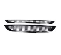 Car Front Grill For MINI For One For COOPER R50 R52 R53 51137026202 51137133847 Front Upper Lower Grille Honeycomb Mesh Grille Cover 2Piece Kidney Grille