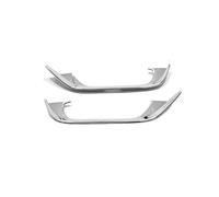 Car Front Grill For N&issan For Qashqai J12 2021 2022 2023 Front Rear Fog Light Lamp Foglight Eyebrow Cover Trim Car Styling Accessories Front Bumper Grille Grill(Silver b)