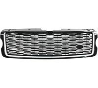 Car Front Grill for Range Rover Vogue L405 upgrade 2013-2017,Car Styling Racing Grilles Replacement Part Mesh Grill Spoiler,D-13-17 silver black-normal