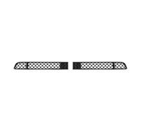 Car Front Grill Front Grille Mesh Insect Net Decoration Cover Trim Sticker ABS Chrome For Jeep For Renegade 2019 2020 2021 Car Exterior Accessories Kidney Grille(Black)