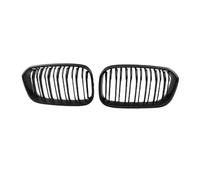 Car Front Grill Grille Cover Gloss Black Kidney Grill For 1 Series F20 F21 2012-2018 Replacement Front Bumper Grilles Car Accessoires