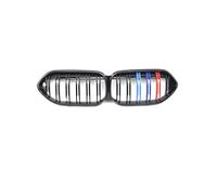 Car Front Grill Grille Kidney Grills Compatible For BMW F44 2 Series 220i 225i M235i M240i 4 Doors 2021-2024 Racing Grilles Car Styling(Tricolor Double line)