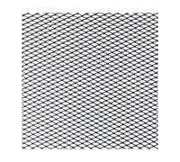 Car Front Grill Grilles 100x33cm Diamond Hole Aluminium Car Bumper Grille Grill Mesh Net Vent Black Silver Red Blue Tuning Universal(Black Diamond 3x6mm)
