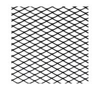 Car Front Grill Grilles 100x33cm Diamond Hole Aluminium Car Bumper Grille Grill Mesh Net Vent Black Silver Red Blue Tuning Universal(BK Diamond 6x12mm)