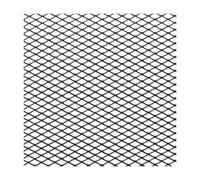 Car Front Grill Grilles 100x33cm Diamond Hole Aluminium Car Bumper Grille Grill Mesh Net Vent Black Silver Red Blue Tuning Universal(Black Diamond 4x8mm)