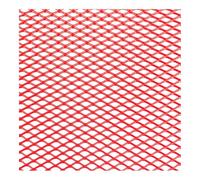Car Front Grill Grilles 100x33cm Diamond Hole Aluminium Car Bumper Grille Grill Mesh Net Vent Black Silver Red Blue Tuning Universal(Red Diamond 4x8mm)