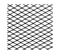 Car Front Grill Grilles 100x33cm Diamond Hole Aluminium Car Bumper Grille Grill Mesh Net Vent Black Silver Red Blue Tuning Universal(BK Diamond 8x16mm)