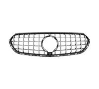 Car Front Grill Grilles Car Sound Modification GT Diamond Style Front Radiator Grille Suitable For Benz For GLC X254 2022 2023 2024 2025 2026(GT Silvery)