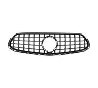 Car Front Grill Grilles Car Sound Modification GT Diamond Style Front Radiator Grille Suitable For Benz For GLC X254 2022 2023 2024 2025 2026(Sport GT Black)