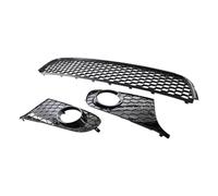 Car Front Grill Grilles Front Bumper Grille For 6 MK6 GTI 2009-2013 Mesh Lower Center Fog Light Cover Suits 5K0853665 5K0853666
