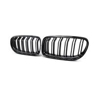 Car Front Grill Look Car Grille Grill Front Kidney Glossy 2 Line Double Slat For BMW For 3 Series E90 E91 2009 2010 2011 2012 Styling Front Main Grille(Gloss black)