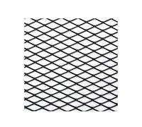 Car Front Grill Universal 100x33cm Diamond Hole Aluminium Racing Car Bumper Grille Grill Mesh Net Vent Black Silver Red Blue Tuning Kidney Grille(BK Diamond 10x20mm)