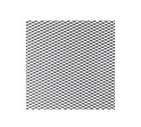 Car Front Grill Universal 100x33cm Diamond Hole Aluminium Racing Car Bumper Grille Grill Mesh Net Vent Black Silver Red Blue Tuning Kidney Grille(Black Diamond 3x6mm)