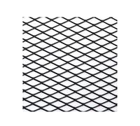 Car Front Grill Universal Protector 100x33cm Aluminium Racing Car Bumper Grille Grill Mesh Net Vent Black Silver Red Blue Tuning Kidney Grille(BK Diamond 10x20mm)