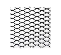 Car Front Grill Universal Protector Camper Home Garden 100x33cm Aluminium Racing Car Bumper Grille Grill Mesh Net Vent Black Tuning Kidney Grille(BK Hexagon 11x25mm)