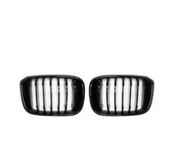 Car Front Grille 1 Pair Front Kidney Grilles 1 Slats Singel Line For BMW 3 4 X3 X4 G01 G02 G08 2018 2019 2020 2021 Car Styling Racing Grills Car Front Radiator Grilles(Gloss black)