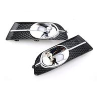 Car front grille 1Pair Fog Light Grills Honeycomb Mesh Fog Car Front Bumper Light Grills In Racing Grills ABS For Buick For Excelle For GT 2009-2015 Radiator Grilles
