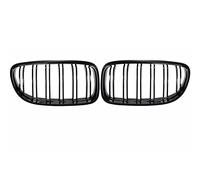 Car front grille A Pair Matte Black/Glossy Black Car Front Kidney Grille Grill For BMW E90 LCI 3-Series Sedan/Wagon 2009-2011 Racing Grills Radiator Grilles(1Gloss black 2Line)