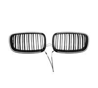 Car Front Grille ABS Car Front Grille With Led Light Grill Glossy Black For BMW X5 X6 E70 E71 2008 2009 2010 2011 2012 2013 2014 Front Bumper Grille
