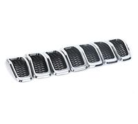 Car front grille Car Front Bumper Central Grill Cover Trim Replaced Racing Grille Grilles For Jeep For Cherokee 2014 2015 2016 2017 2018 Radiator Grilles
