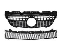Car front grille Car Front Bumper Grill Grille + Lower Bumper Grille Mesh For Mercedes For Benz SLK Class R172 200 250 350 2012-2016 Radiator Grilles(OneColor)