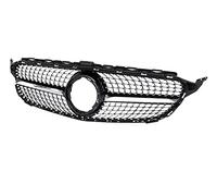 Car front grille Car Front Bumper Grill Grille Racing Grills For Mercedes For Benz For C Class W205 C200 C300 C250 2019+ NOT For AMG Radiator Grilles(Black)