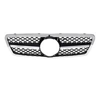 Car front grille Car Front Bumper Grille Grill Chrome Silver For Mercedes For Benz C-Class W203 C280 C320 C240 C200 C63 2000-2006 Radiator Grilles