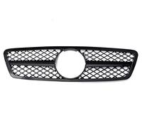 Car front grille Car Front Bumper Grille Grill Glossy Black For Mercedes For Benz C-Class W203 C280 C320 C240 C200 C63 2000-2006 Radiator Grilles