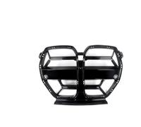 Car Front Grille Car Front Bumper Grilles For G80 G81 M3 G82 G83 M4 2021-2023 Carbon Fiber Style Hood Grill ACC Glossy Black