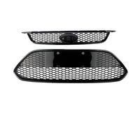 Car Front Grille Car Radiator Front & Lower Grille Bumper Honeycomb Gills For Focus Hatchback 2013-2015/ Sedan 2009-2015 Glossy Black