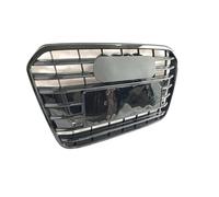 Car Front Grille Ch&rome Front Bumper Grilles With Ring Body Kits Exterior Parts For A6/S6 C7 2012-2015 2013 2014 Car Grille Grill Cover Radiator