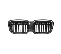 Car front grille Compatible With BMW For IX3 For G08 2022 2023 2024 2025 Car Front Grille Carbon Fiber Dual Slat Style Air Intake Grill Battery Tram