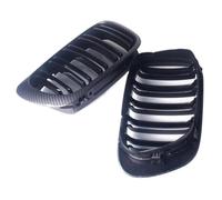 Car Front Grille Cover Carbon Fiber Front Hood Kidney Luxury Grill Grille Snap-on For E46 Coupe Convertible c 2 Doors 1998 1999 2000 2001 2002