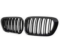 Car Front Grille Cover For 3-Series E46 1998-2001 2/4 Doors Car Front Kidney Grill 318i 320i 325i 330i Gloss Black Grille Accessories