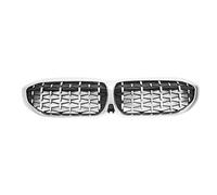 Car Front Grille Cover For G20 3-Series G20 G28 2019-2022 Front Bumper Hood Kidney Grill Replacement Black Diamond Meteor Style