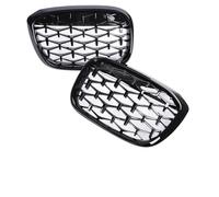 Car Front Grille Cover Front Bumper Kidney Diamond Chrome Star Grille For X3 X4 G01 G02 2018-2021 Facelift Radiator Grills Cover Car Accessories