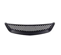 Car Front Grille Cover Glossy Black Front Engine Hood Mesh Grille Bumper For Civic JDM Type R 2001 2002 2003 2DR/4DR EM/ES