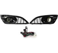 Car Front Grille Double Bridge Grill for Fiesta For MK7 For Zetec 2012-2017 1Pair Front Bumper Fog Light Grille