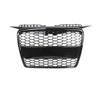 Car Front Grille For A3 For Quattro 8P 2004-2008 8P4853651A Honeycomb Racing Grille Glossy Black Car Front Bumper Center RS3 Style Front Bumper Center Grill