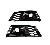 Car Front Grille For A4 B9 2016-2018 Front Bumper Fog Light Grille Lamp Grill Cover With Fake ACC Trim Cars 8WD807681 Honeycomb Front Kidney Grille
