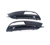 Car Front Grille For A5 2012 2013 2014 2015 2016 8T0807681H 8T0807682H Car Front Bumper Fog Light Grilles Lamp Cover Racing Grills Gril Front Bumper Center Grill(Pair)