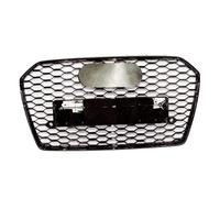 Car Front Grille For A6/S6 C7 2016 2017 2018 Grill Upgrade Style Black Hex Honeycomb Front Sport Hood Grille Accessories Car Grills Cover Vent