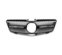 Car front grille For Benz ML Class W164 2005-2008 Front Radiator Racing Grills Diamond Style Air Intake Grille Exterior BodyKit(Black Silver)
