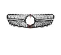 Car Front Grille For Benz V W447 V250 V260 2016 2017 2018 2019 2020 Glossy Black For GTR Style Bumper Grille Chrome Black Diamonds Style Upper Grilles Car Front Bumper Grille(Diamonds-Black W360)