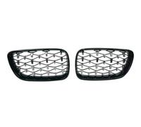 Car Front Grille For BMW 2 Series F22 F23 2014-2018 Lower Front Bumper Grilles In Carbon Fiber & For M Tech Style, Replacement Kidney Grills(Diamond Silvery)