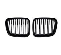 Car Front Grille For BMW 3 Series 2002-2005 E46 4-Door 320i 325i 325xi 330i 330xi Double Slats Black Grill Grille Front Kidney Front Bumper Kidney Grilles(Black 4 Door97-01)