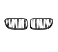 Car Front Grille For BMW 3-Series E90 E91 2009-2012 Chrome Racing Grill Diamonds Style Kidney Grille All Glossy Black Radiator Car Radiator Grille(Double-Glossy Black)