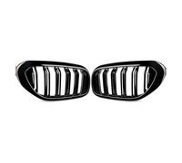Car Front Grille For BMW 5 Series G30 G31 520i 530i 540i For M5 2017-2020 Car Front Bumper Racing Grille Double Slat Kidney Grill Glossy Black Grille Car Front Grill(Glossy Black)