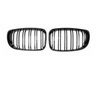 Car front grille For BMW E81 E87 2008-2011 Front Bumper Double Kidney Grille Racing Style Bright Black Car Replacement Parts