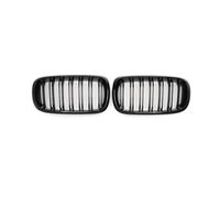 Car Front Grille FOR BMW F15 F16 FOR X5 FOR X6 F85 F86 2014 2015 2016 2017 2018 Front Bumper Kidney Grills Glossy Black Auto Double Slat Grill Racing Grille Radiator Grill